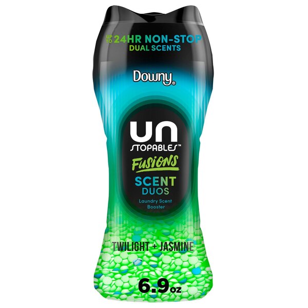 Downy Unstopables Fusions Scent Duos Laundry Scent Booster Beads, Twilight & Jasmine Scent, 6.9 oz