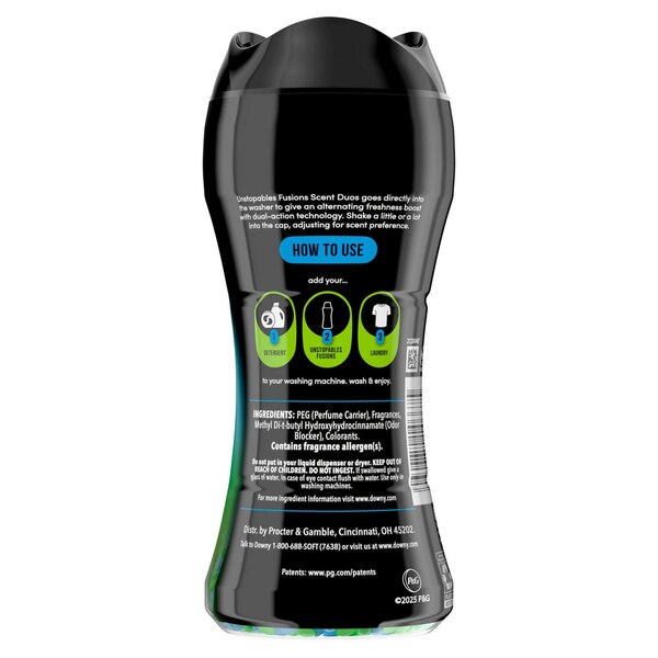 Downy Unstopables Fusions Scent Duos Laundry Scent Booster Beads, Twilight & Jasmine Scent, 6.9 oz