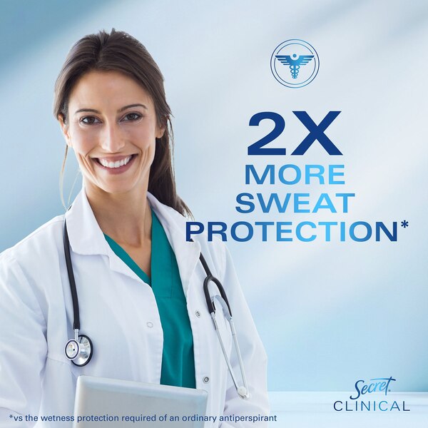 Secret Clinical Dry Antiperspirant Spray, Completely Clean, 3.8 OZ