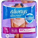 Always Discreet Incontinence Underwear, L, 11 CT, thumbnail image