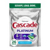 Cascade Platinum ActionPacs Dishwasher Detergent, 26 ct, thumbnail image