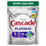 Cascade Platinum ActionPacs Dishwasher Detergent, 26 ct, thumbnail image