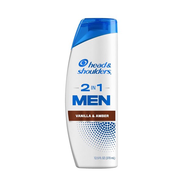 Head & Shoulder's Men 2-in-1 Shampoo & Conditioner, Vanilla & Amber, 12.5 OZ