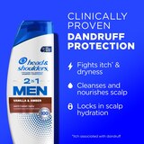 Head & Shoulder's Men 2-in-1 Shampoo & Conditioner, Vanilla & Amber, 12.5 OZ, thumbnail image