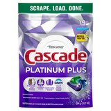 Cascade Platinum Plus Dishwasher Detergent Pacs, Fresh Scent, 19 ct, thumbnail image