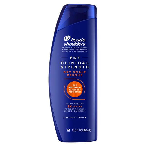 Head & Shoulders Clinical Strength Dry Scalp Rescue 2-in-1 Shampoo & Conditioner, 13.5 OZ