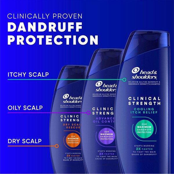 Head & Shoulders Clinical Strength Dry Scalp Rescue 2-in-1 Shampoo & Conditioner, 13.5 OZ