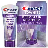Crest 3D White Brilliance Deep Stain Remover Daily Toothpaste, Ultra White, thumbnail image