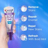 Crest 3D White Brilliance Deep Stain Remover Daily Toothpaste, Dazzling Mint, thumbnail image