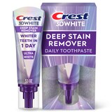 Crest 3D White Brilliance Deep Stain Remover Daily Toothpaste, Ultra White, thumbnail image