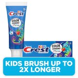 Crest Kids Advanced Fluoride Anticavity Color Changing Toothpaste, Ages 3+, Strawberry, 4.2 OZ, thumbnail image