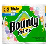 Bounty Prints Select-A-Size Paper Towels, 2 Triple Rolls, thumbnail image