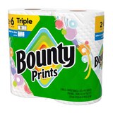 Bounty Prints Select-A-Size Paper Towels, 2 Triple Rolls, thumbnail image