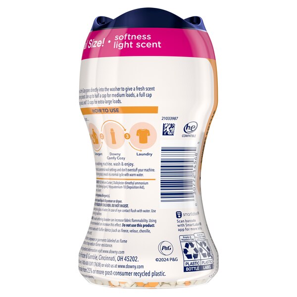 Downy Comfy Cozy In-Wash Scent Booster Beads, Toasted Vanilla, 5.9 oz