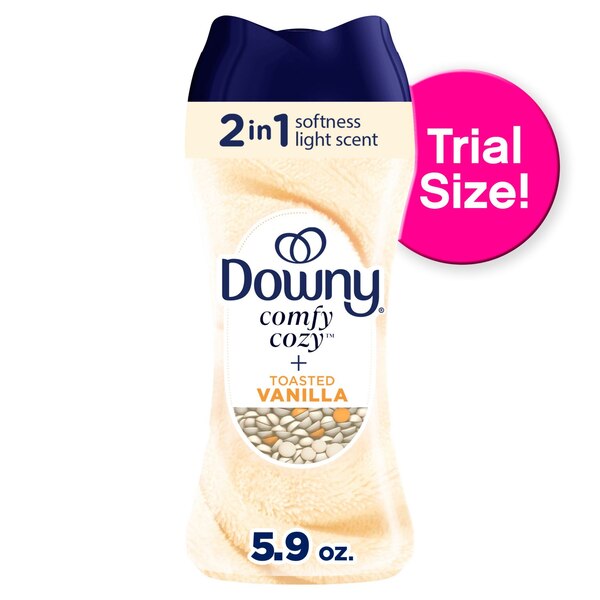 Downy Comfy Cozy In-Wash Scent Booster Beads, Toasted Vanilla, 5.9 oz