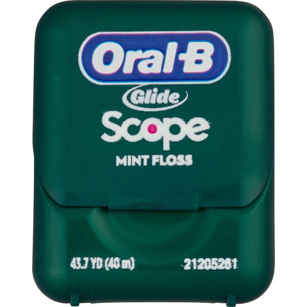Oral-B Glide Floss, Scope Mint, 43.7 YD, 2 CT