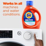 Tide+ Ultra Oxi with Odor Eliminators Liquid Laundry Detergent, Original Scent, 84 oz, thumbnail image