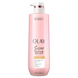 Olay Super Serum Body Wash For Extra Dry Skin, 18.5 oz, thumbnail image