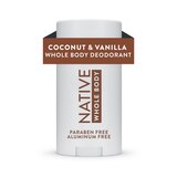 Native Sensitive Whole Body Deodorant, Coconut & Vanilla, 2.4 OZ, thumbnail image