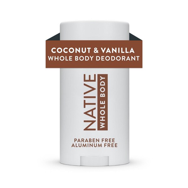 Native Sensitive Whole Body Deodorant, Coconut & Vanilla, 2.4 OZ