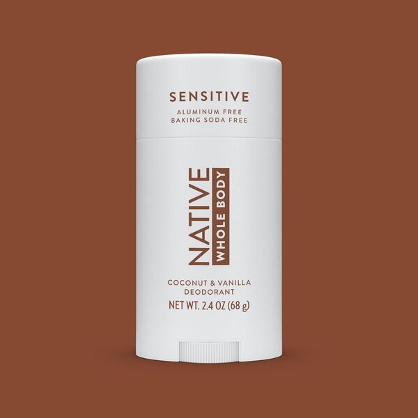 Native Sensitive Whole Body Deodorant, Coconut & Vanilla, 2.4 OZ