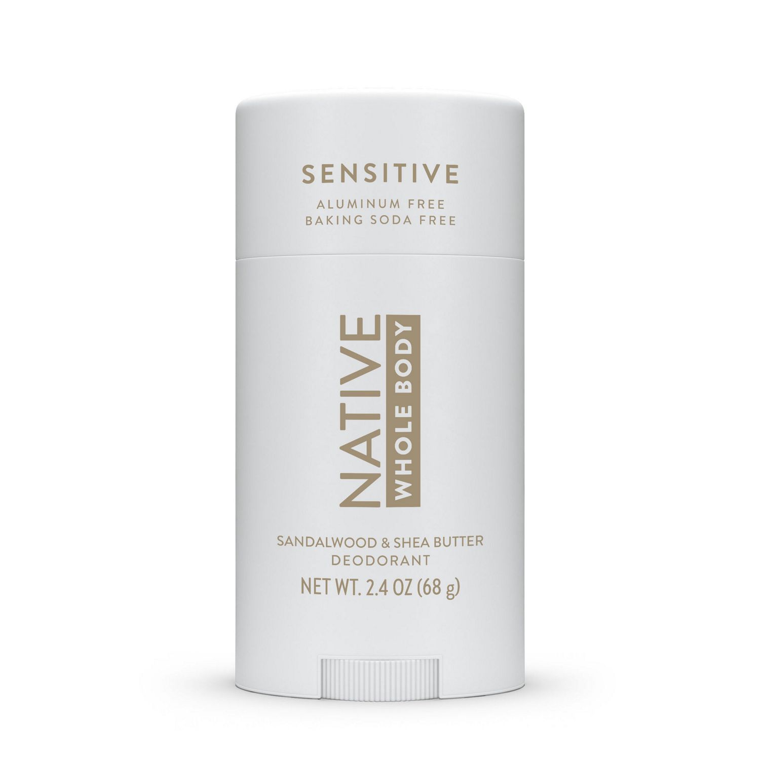 Native Sensitive Whole Body Deodorant Stick, Sandalwood & Shea, 2.4 OZ