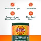 Metamucil Greens SuperFood Powder Fiber Supplement, 30 servings, thumbnail image
