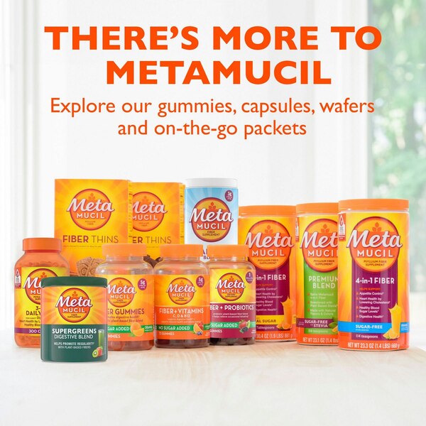 Metamucil Greens SuperFood Powder Fiber Supplement, 30 servings