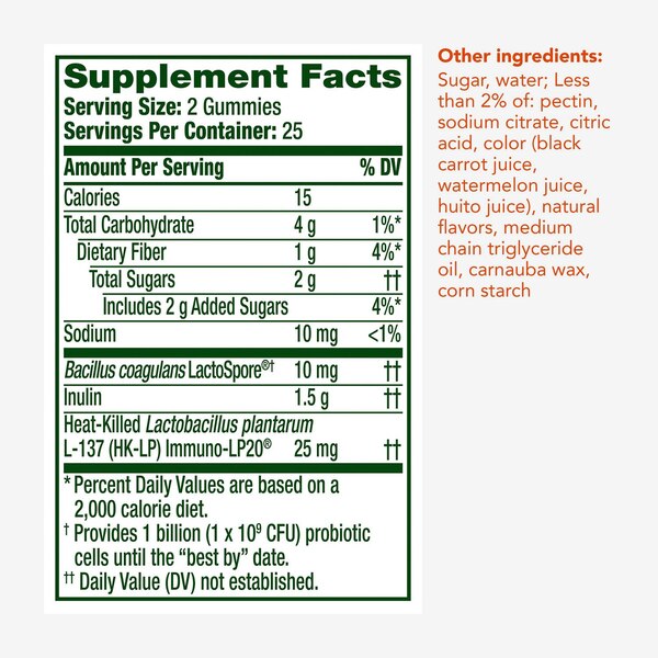 Align 3-in-1 Biotic Gummy, 50 CT