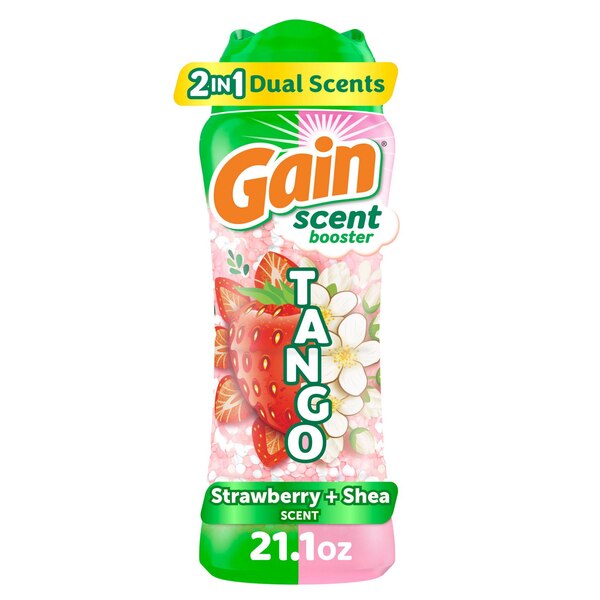 Gain Tango In-Wash Scent Booster Beads, Strawberry & Shea Scent, 21.1 oz