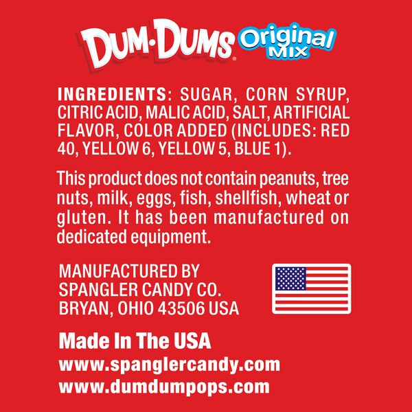 Dum Dums Original Pops, 10.4 oz