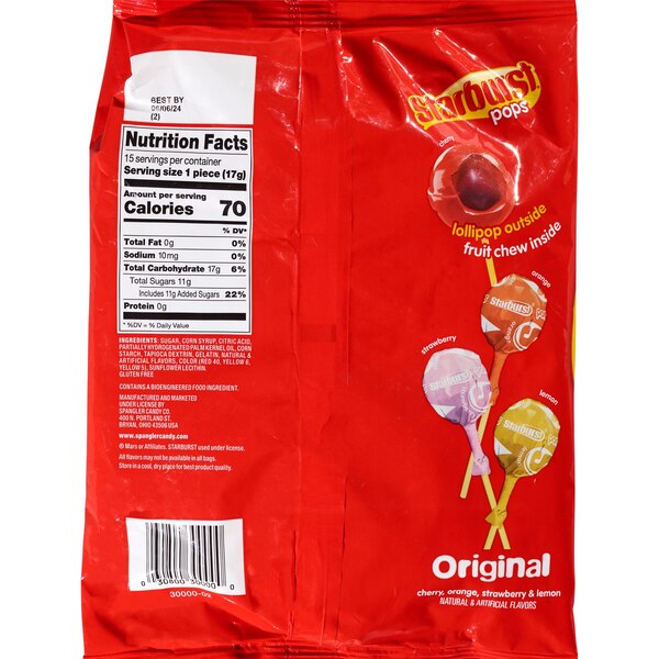 Starburst Pops, 8.8 Oz