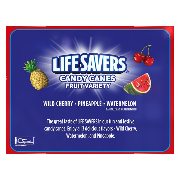 Lifesavers Canes 3 Flavor Assortment, 12 ct, 5.28 oz
