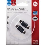 GE RCA Extension Adapter, Allows You To Connect Two Cables With RCA Plugs Together To Extend Lenth, thumbnail image