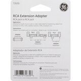 GE RCA Extension Adapter, Allows You To Connect Two Cables With RCA Plugs Together To Extend Lenth, thumbnail image