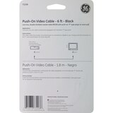 GE Push-On Video Cable, 6', thumbnail image