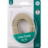 GE Phone Line Cord, 25', thumbnail image 1 of 2