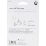GE Phone Line Cord, 25', thumbnail image 2 of 2