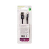 Philips USB to Lightning Cable, 4 ft, Basic, Black, thumbnail image