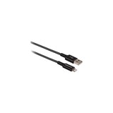 Philips USB to Lightning Cable, 4 ft, Basic, Black, thumbnail image