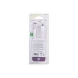 Philips USB-C to Lightning Cable, 3 ft, Braided, White, thumbnail image