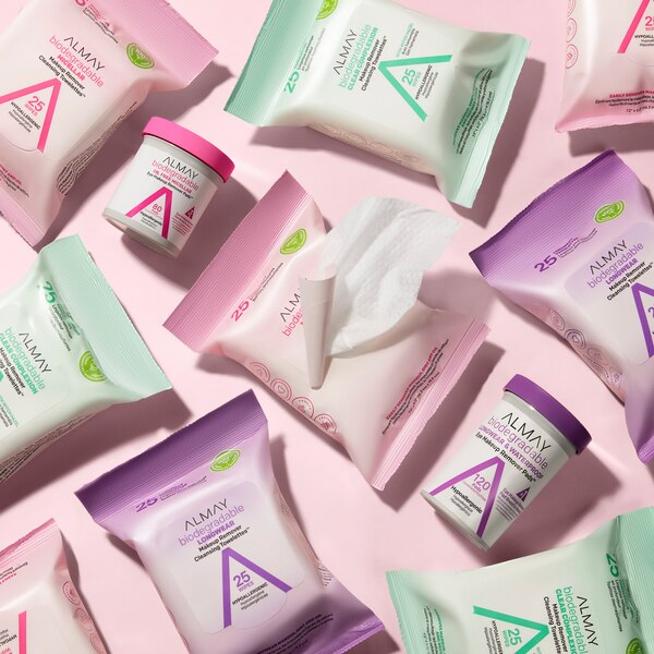 Almay Biodegradable Micellar Makeup Remover Cleansing Towelettes