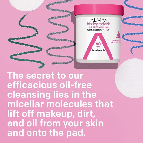 Almay Biodegradable Micellar Eye Makeup Remover Pads