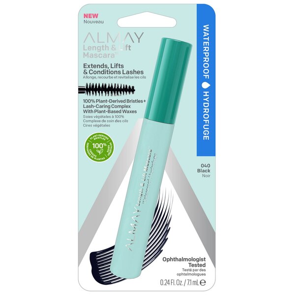 Almay Length & Lift Waterproof Mascara, Black