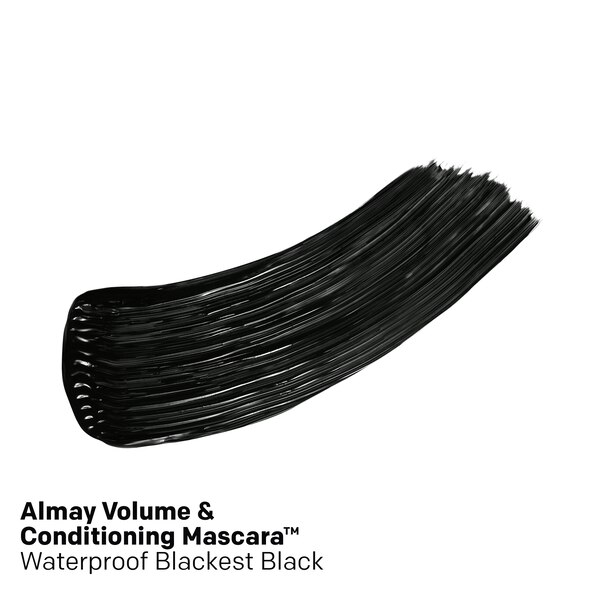 Almay Volume & Conditioning Waterproof Mascara, Blackest Black