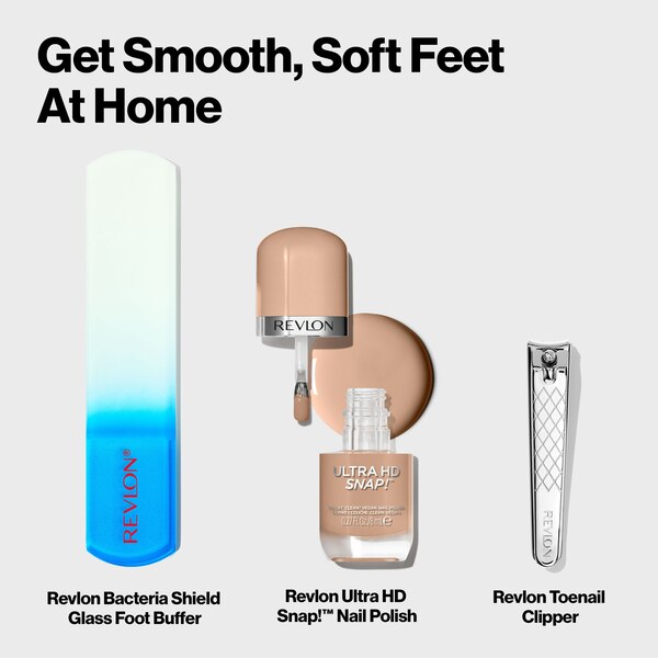 Revlon Bacteria Shield Glass Foot Buffer