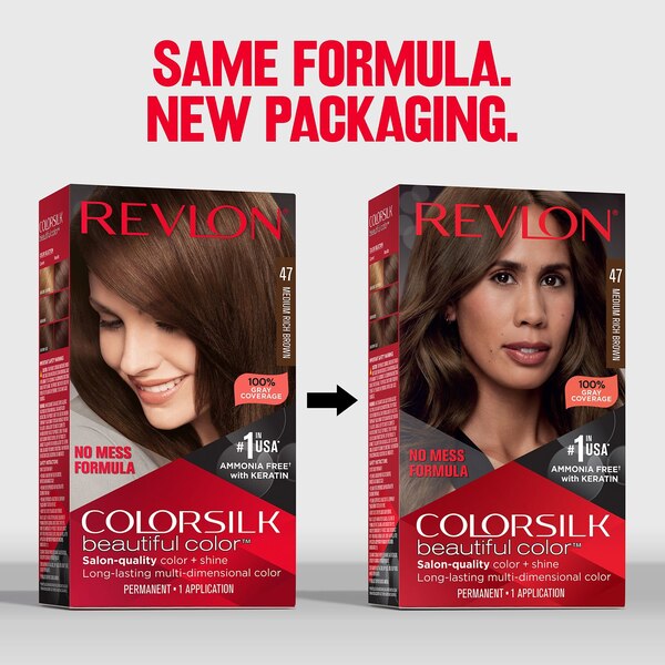 Revlon Colorsilk With Bond Repair Complex Permanent Hair Color