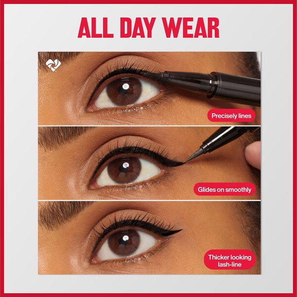Revlon ColorStay Lash Serum + Liner Liquid Liner, Blackest Black