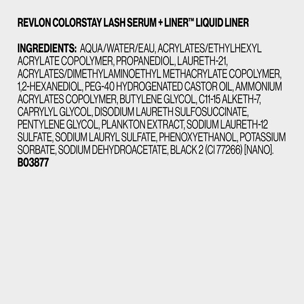Revlon ColorStay Lash Serum + Liner Liquid Liner, Blackest Black