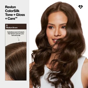 Revlon Colorsilk Tone Gloss Care, 5 Medium Brown 